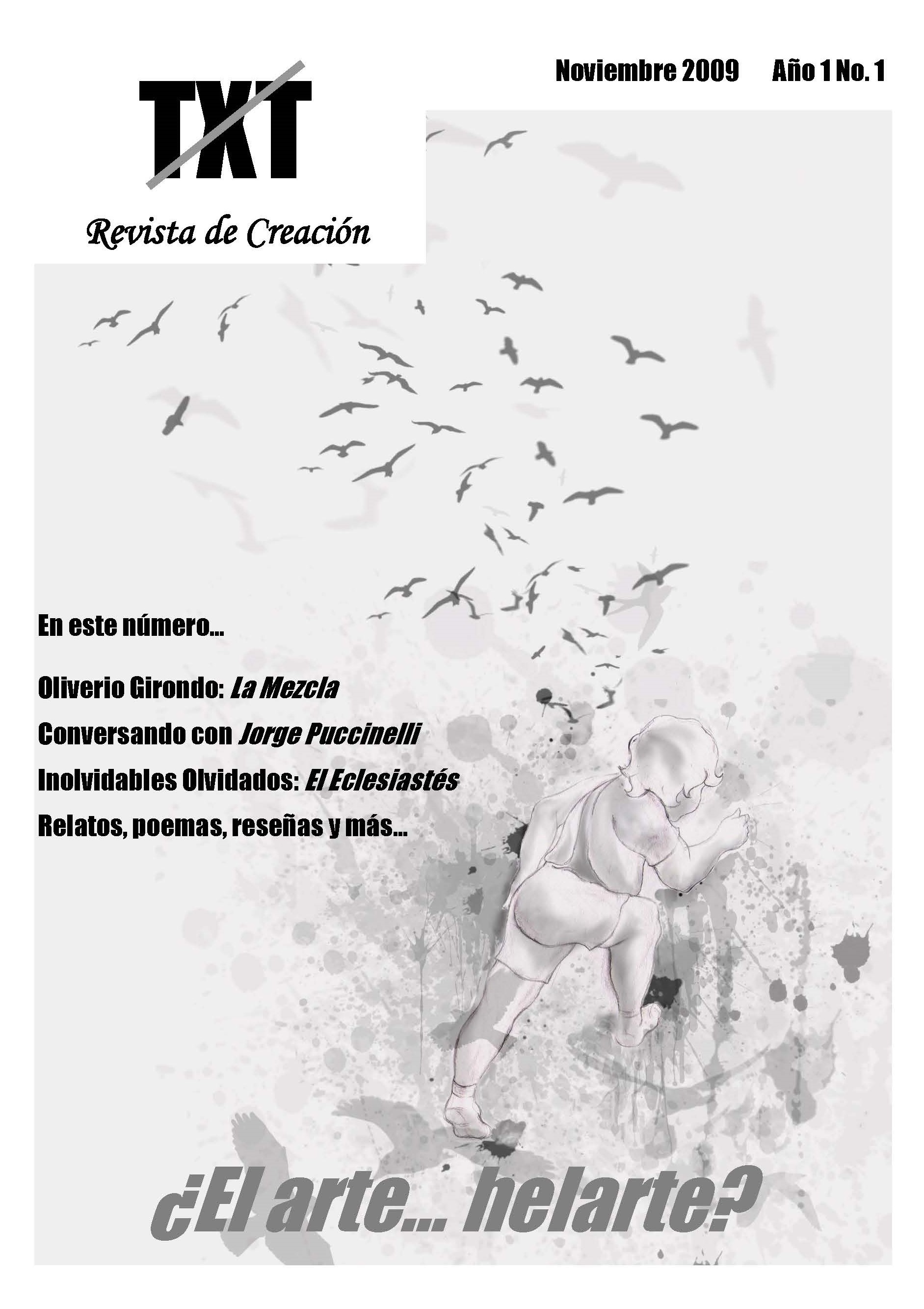 Portada de TXT 1. Creación (2009)